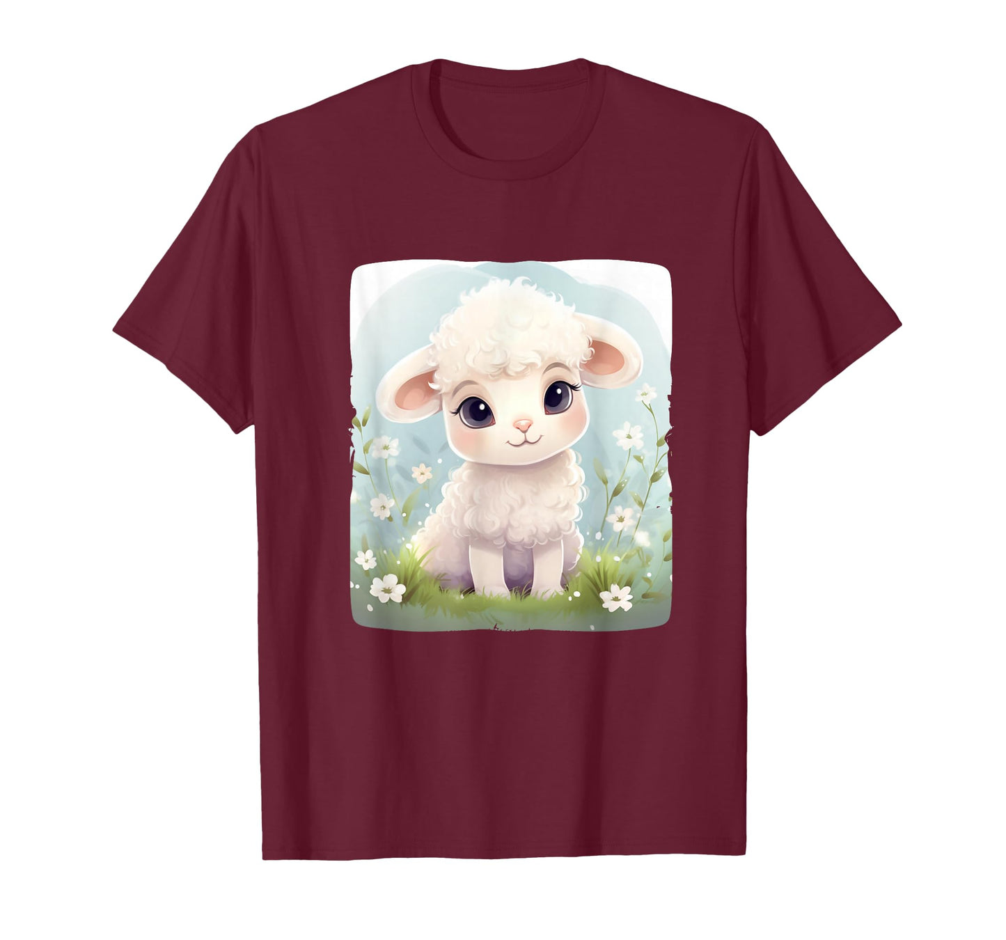 Cute lamb face for little boys and girls T-Shirt