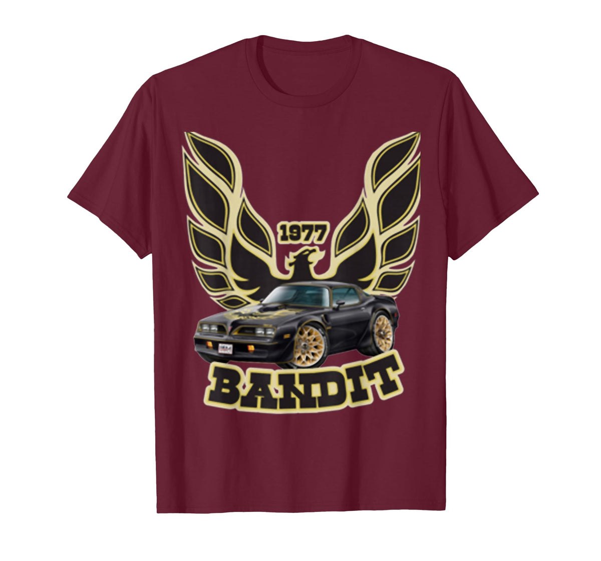 1977 77 trans am vintage black car MUSCLE CARS 70s CLASSIC T-Shirt