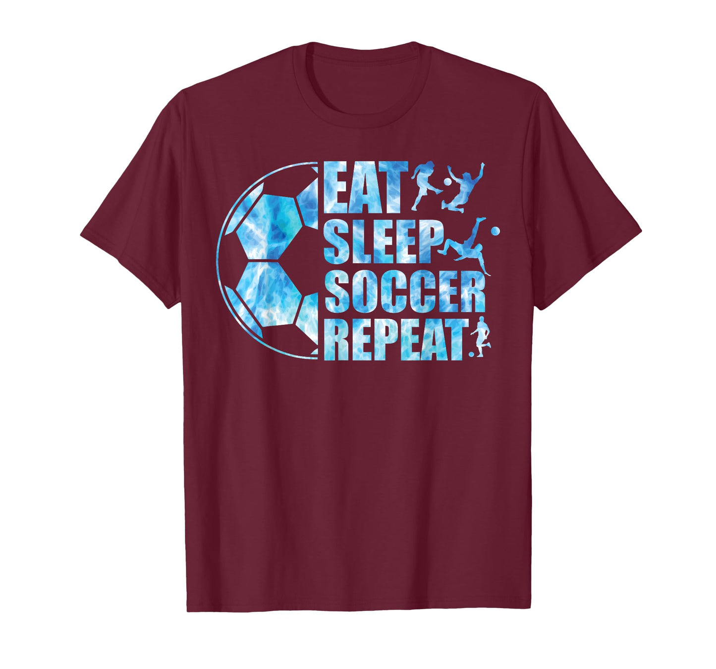 Soccer T Shirt Eat Sleep Soccer Repeat Boys Youth Kids T-Shirt