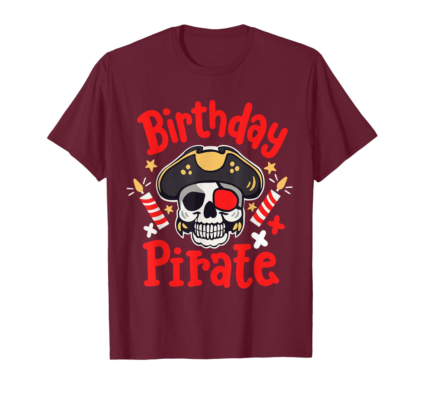 Kids Birthday Pirate Party Boys Toddlers Family Matching T-Shirt