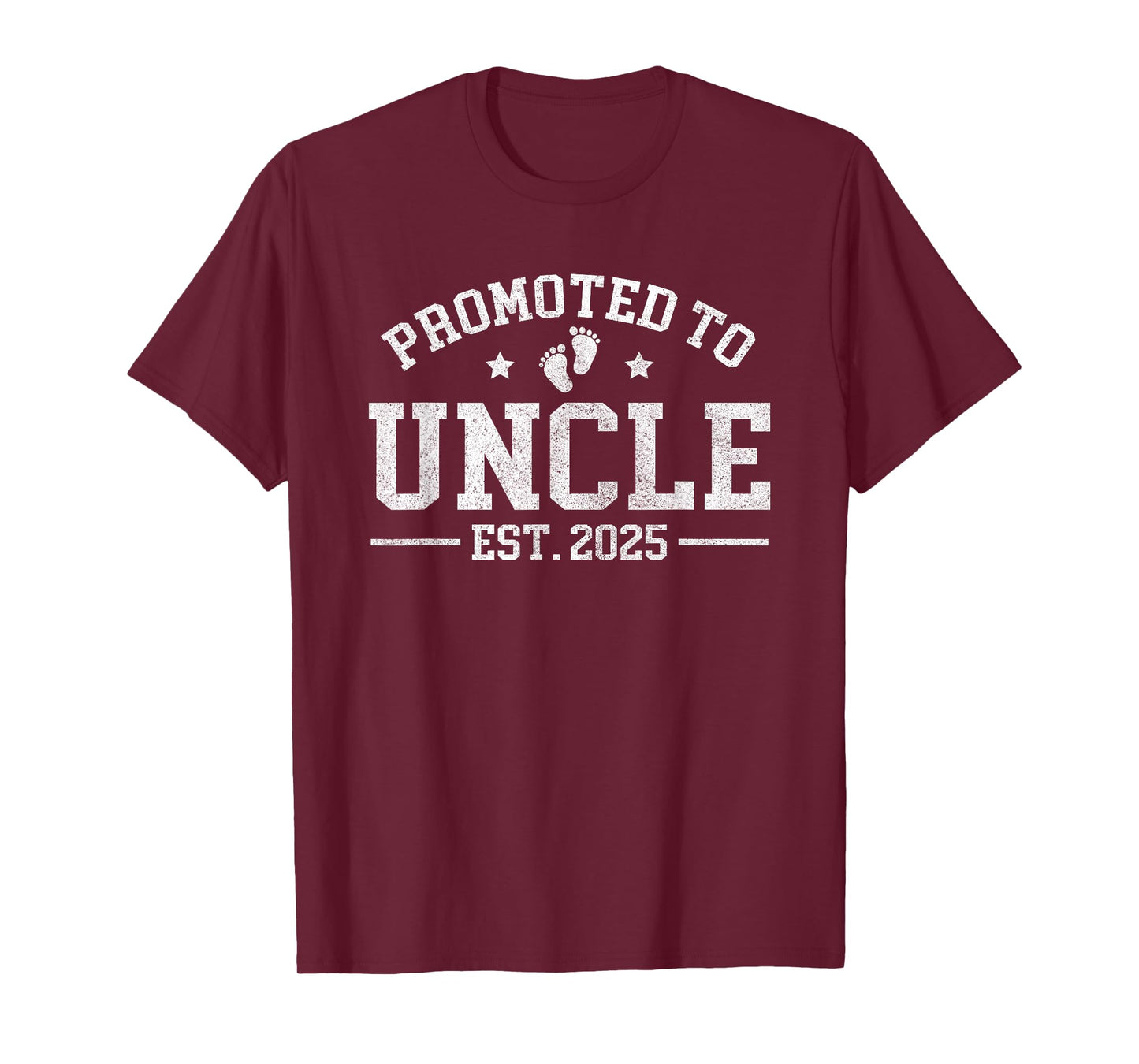 Promoted to Uncle est. 2025 Baby Announcement for Uncle T-Shirt