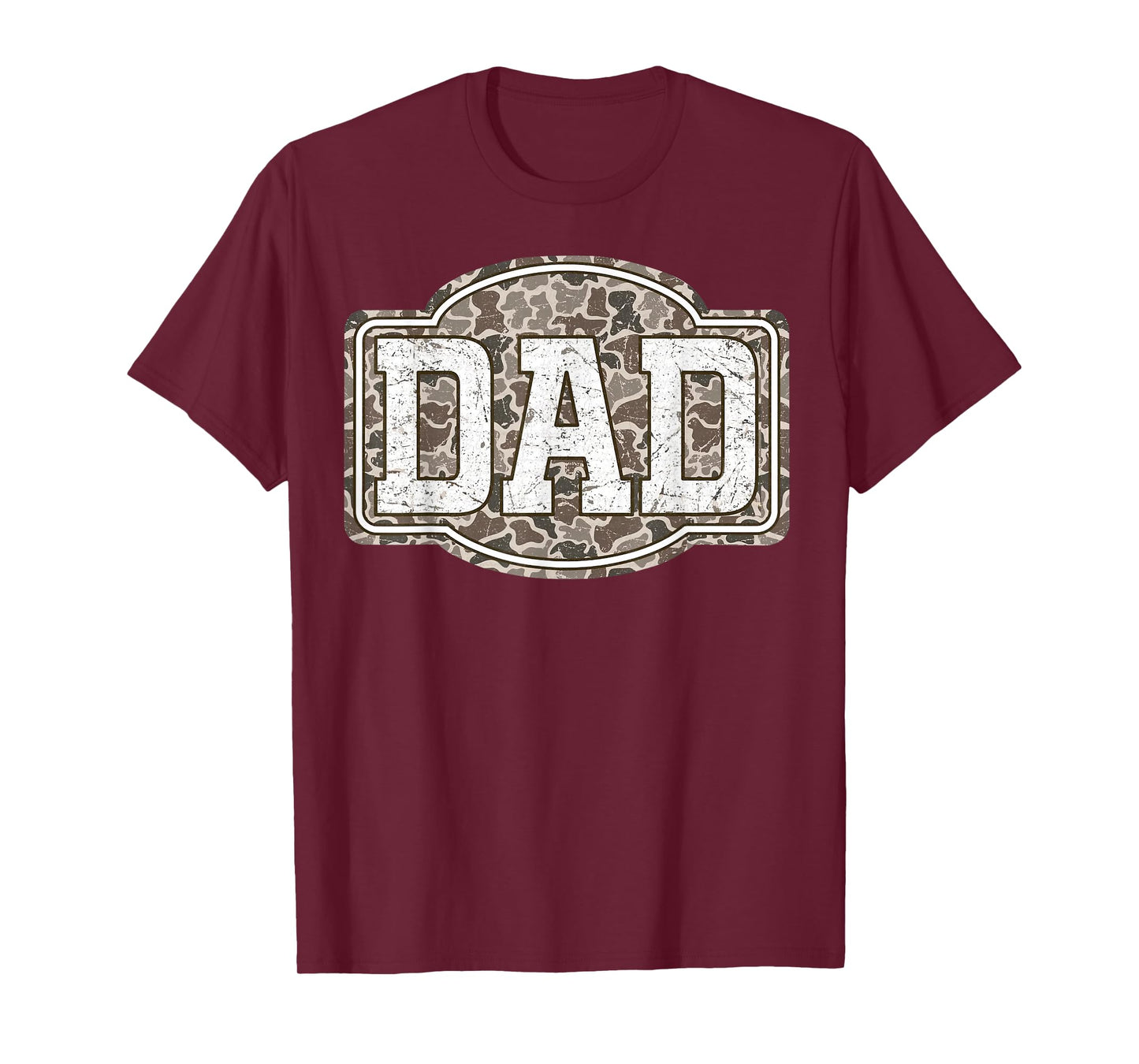 Retro Old Camo Dad Camouflage Hunting Season Father's Day T-Shirt