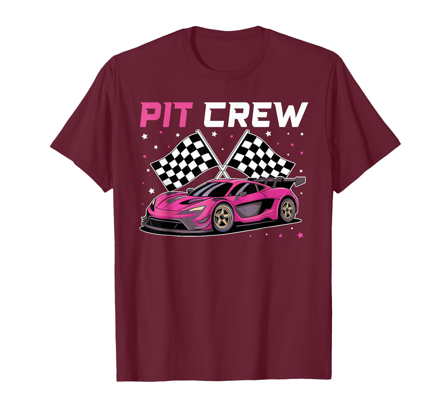 Pit Crew Family Racing Birthday Race Car Boys Youth Kids T-Shirt