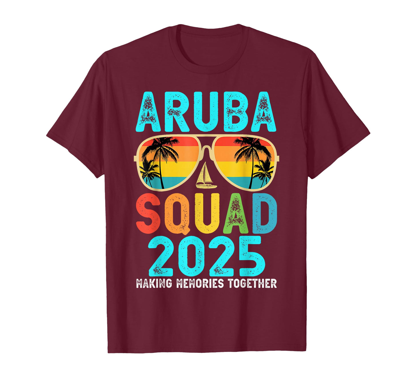 Aruba Squad 2025 Vacation Friends Family Matching Group T-Shirt