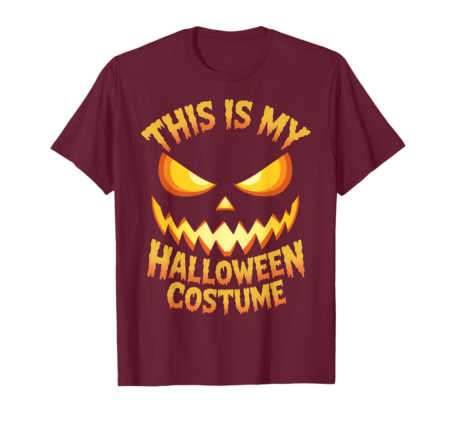 Funny This is My Halloween Costume Shirt Women Kids Men T-Shirt