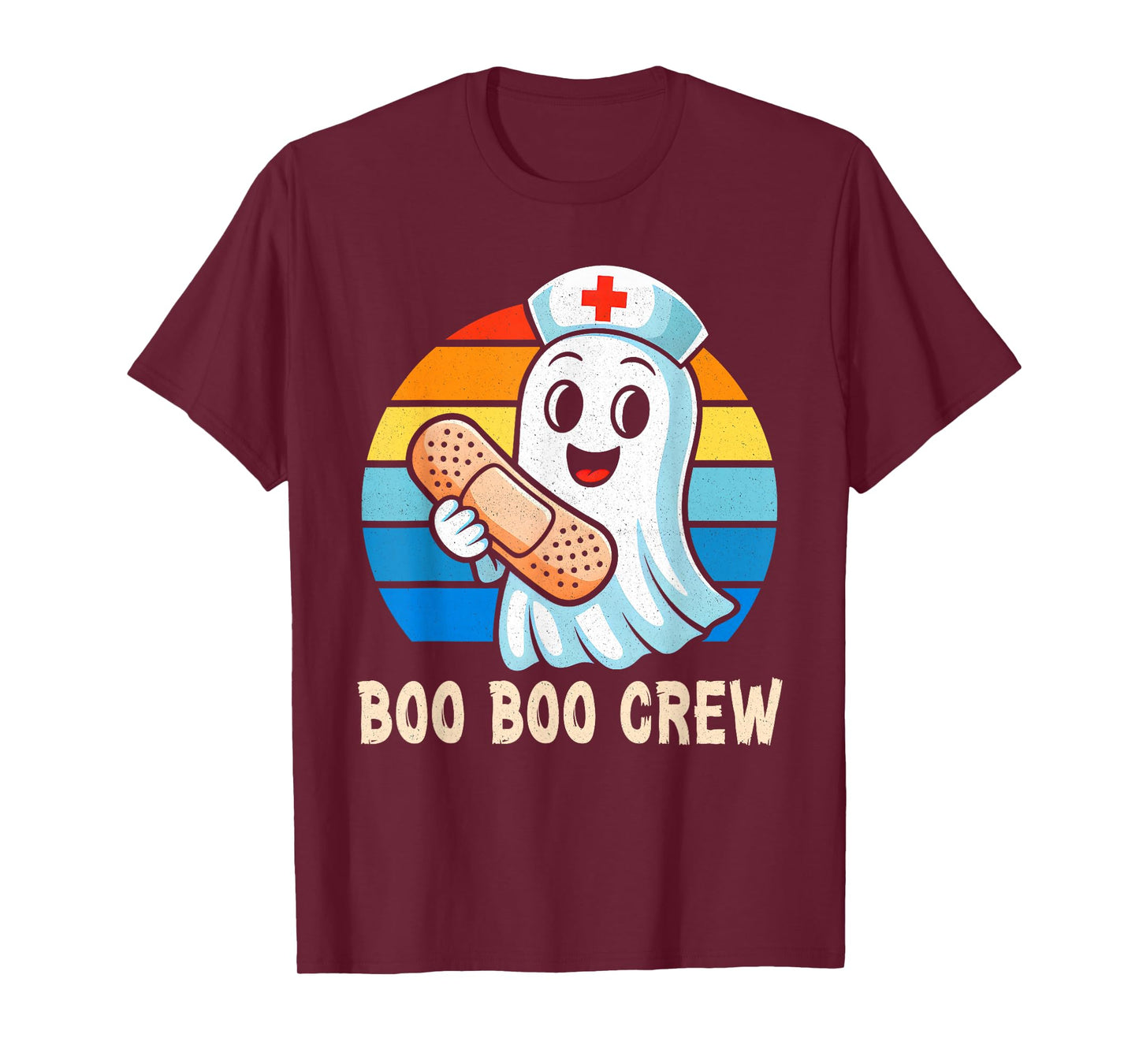 Boo Boo Crew Nursing Halloween Nurse For Women Teens Girls T-Shirt