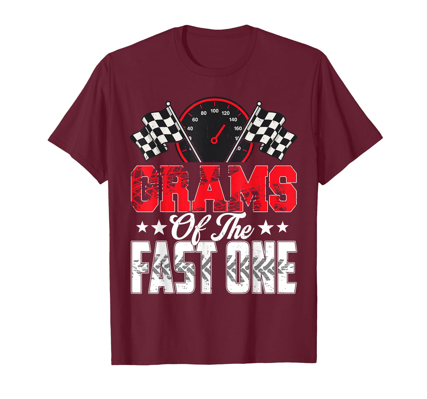 Grams of The Fast One Birthday 1st Race Car Family T-Shirt