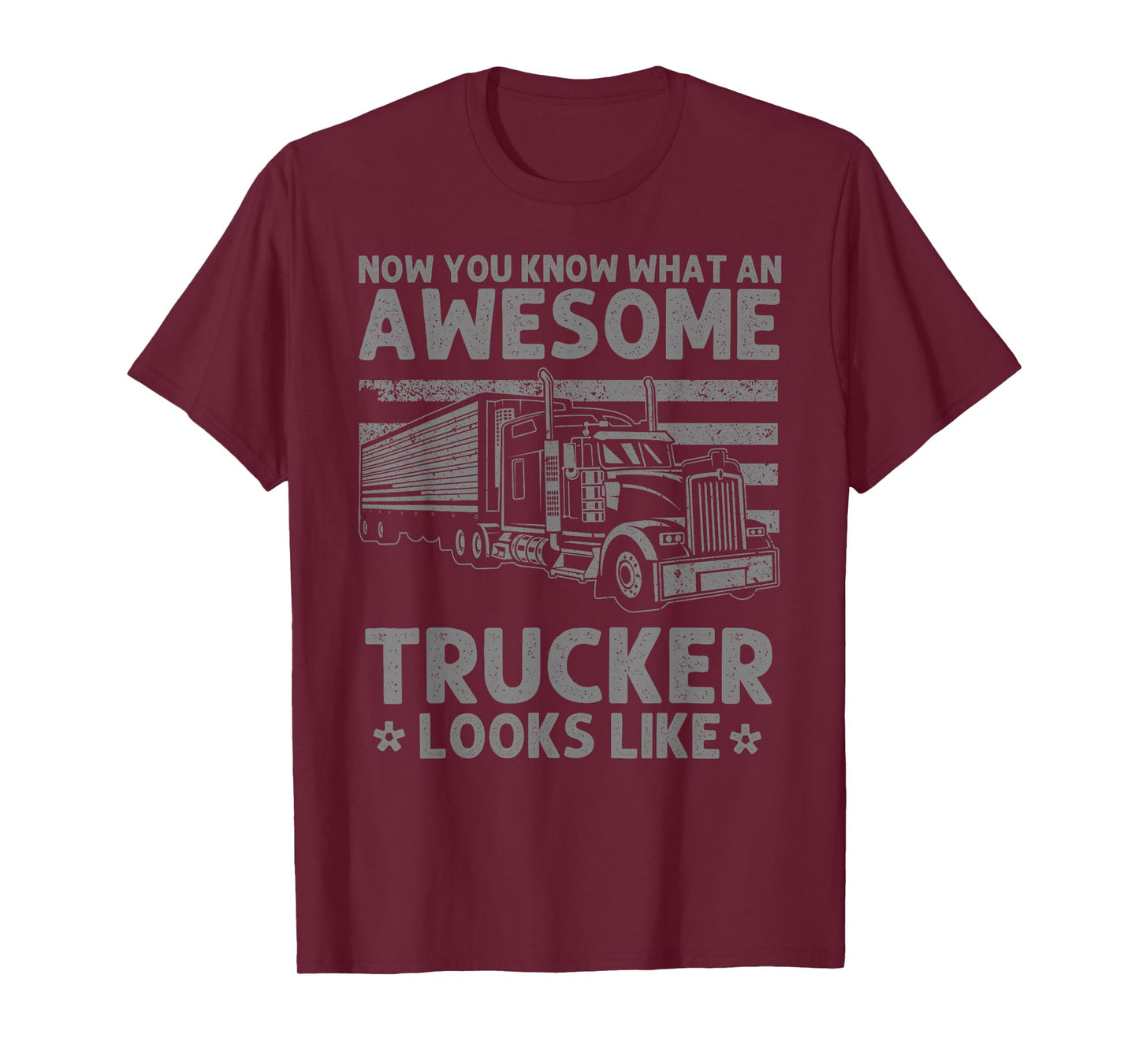 Best Truck Driver Art for Men Dad Women Trucking CDL Trucker T-Shirt
