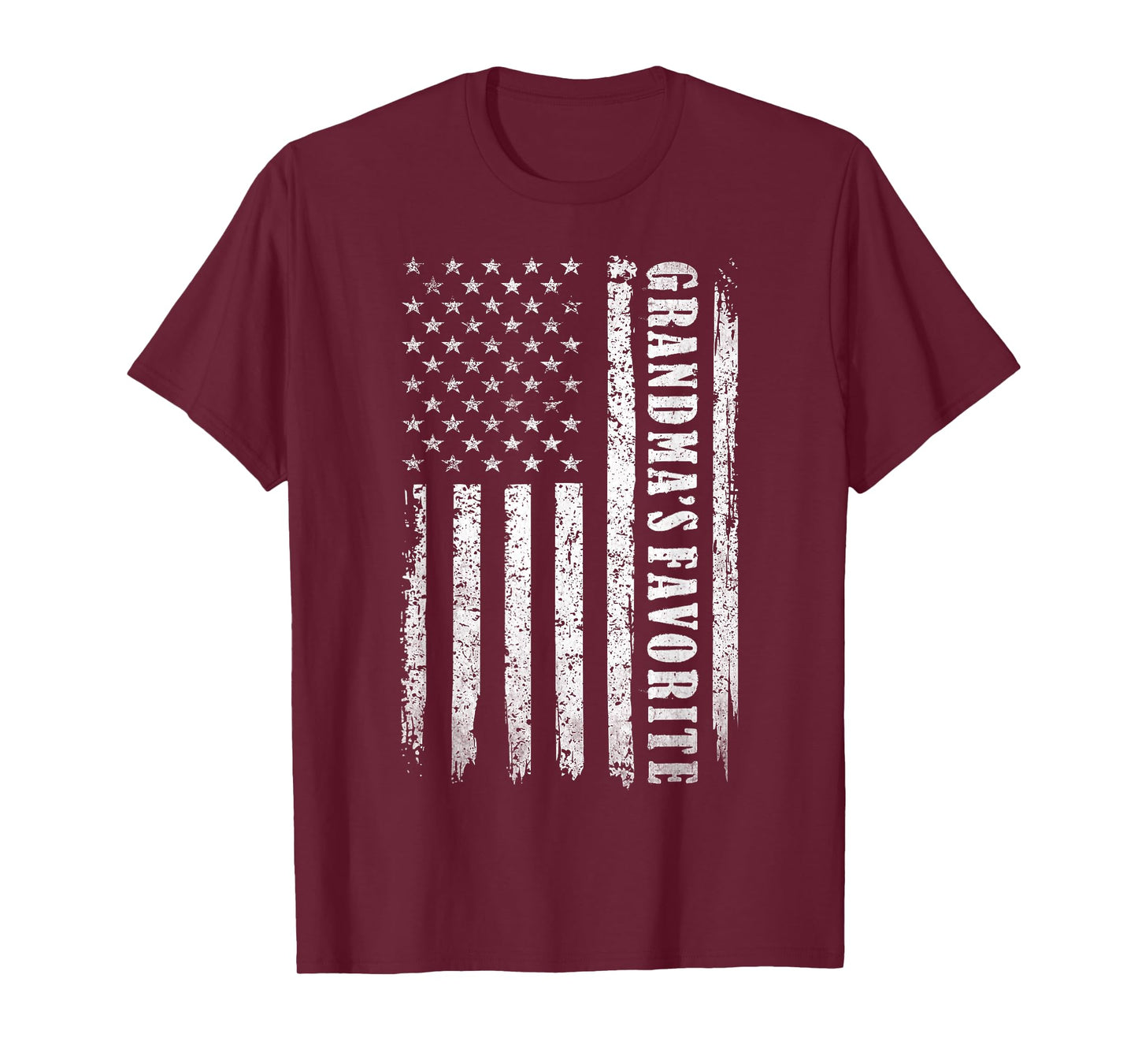 Funny Grandmas Favorite USA Flag T-Shirt