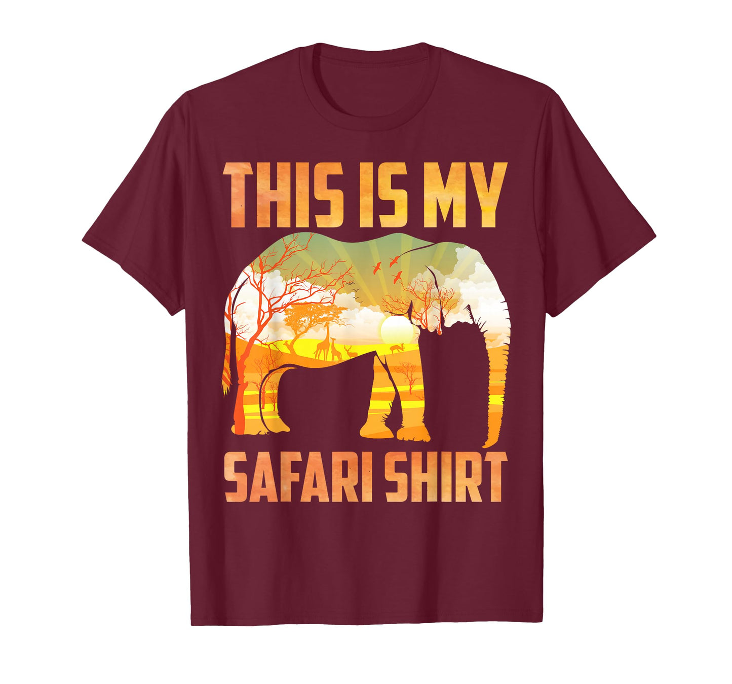 Cool Safari Costume For Men Women Kids Adult African Safari T-Shirt