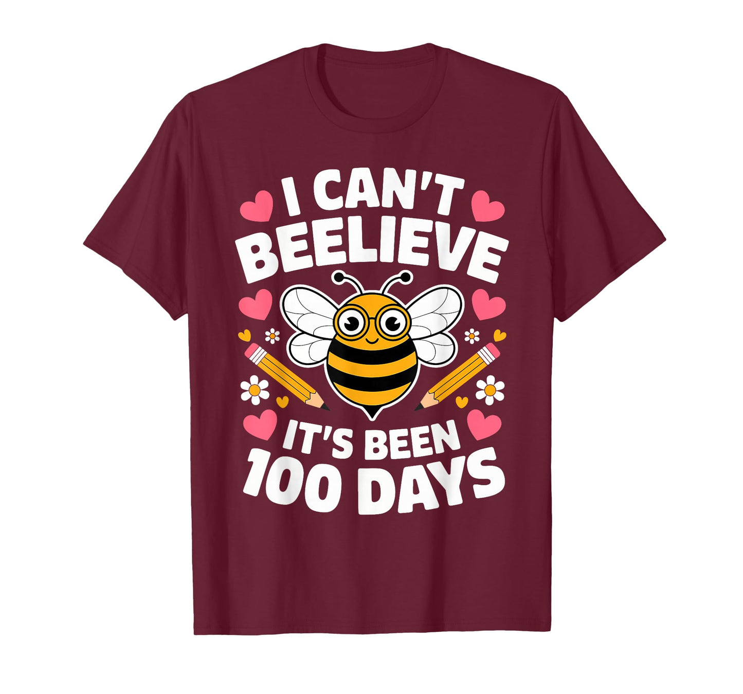 I Can't Believe It's Been 100 Days of School Kids Teaches T-Shirt