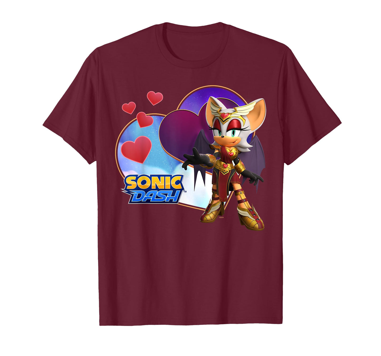 Sonic Dash - Valentine Rouge T-Shirt