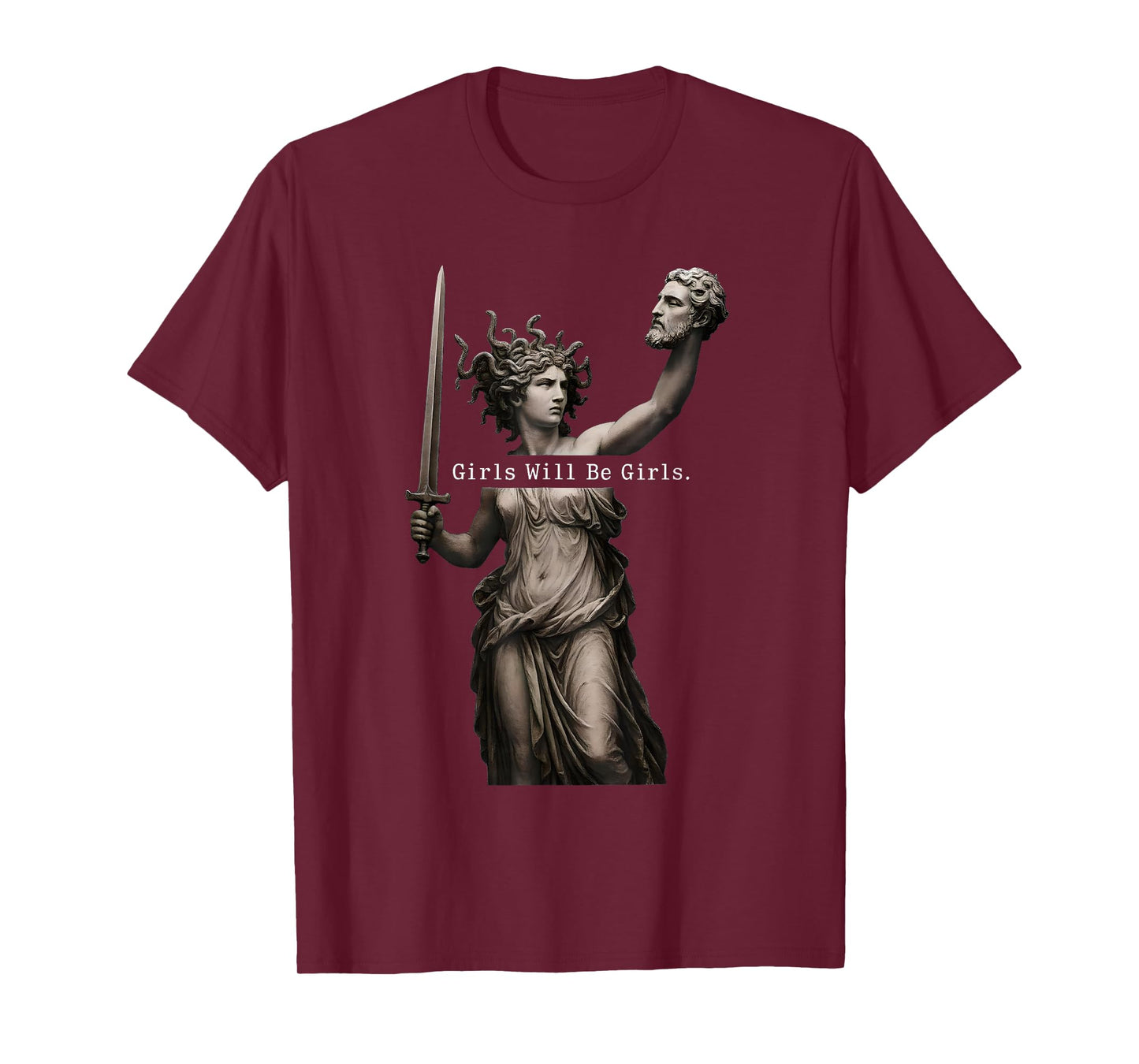 Girl Will Be Girls Witch Witchy Spooky Monster Halloween T-Shirt
