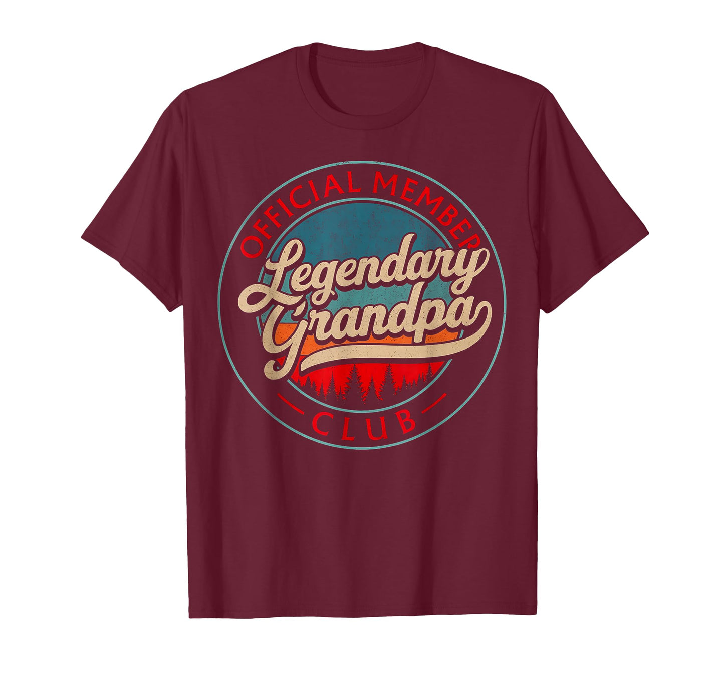 Grandpa Vintage Legendary Grandpas Club Official Member T-Shirt