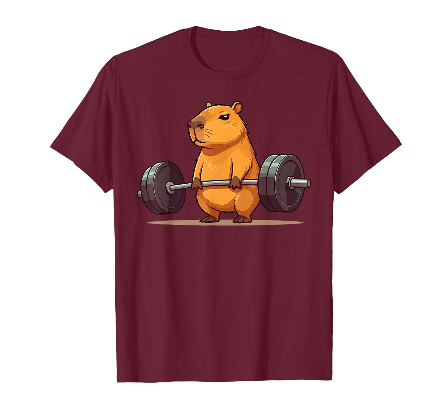 Deadlift Capybara Funny Fitness Capy Lover Men Women Kids T-Shirt
