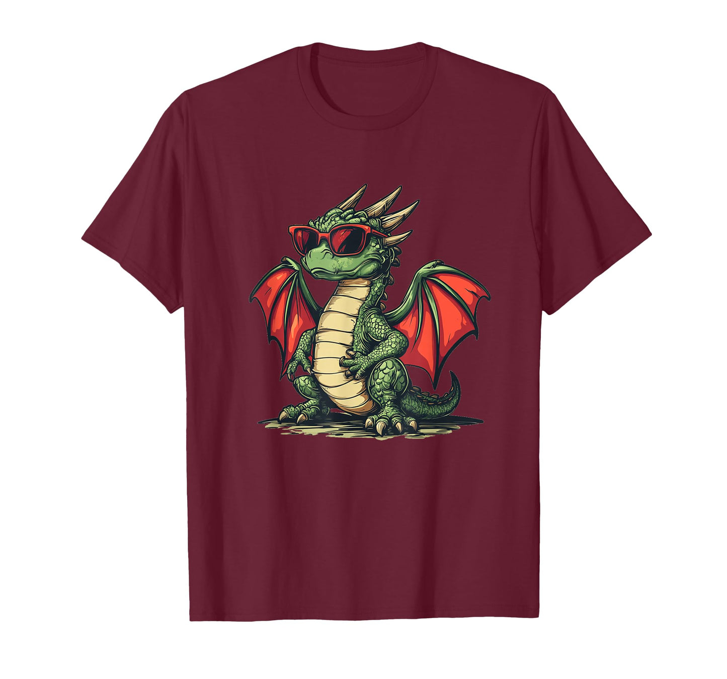 Epic Statement with this Dragon in Bold Shades T-Shirt