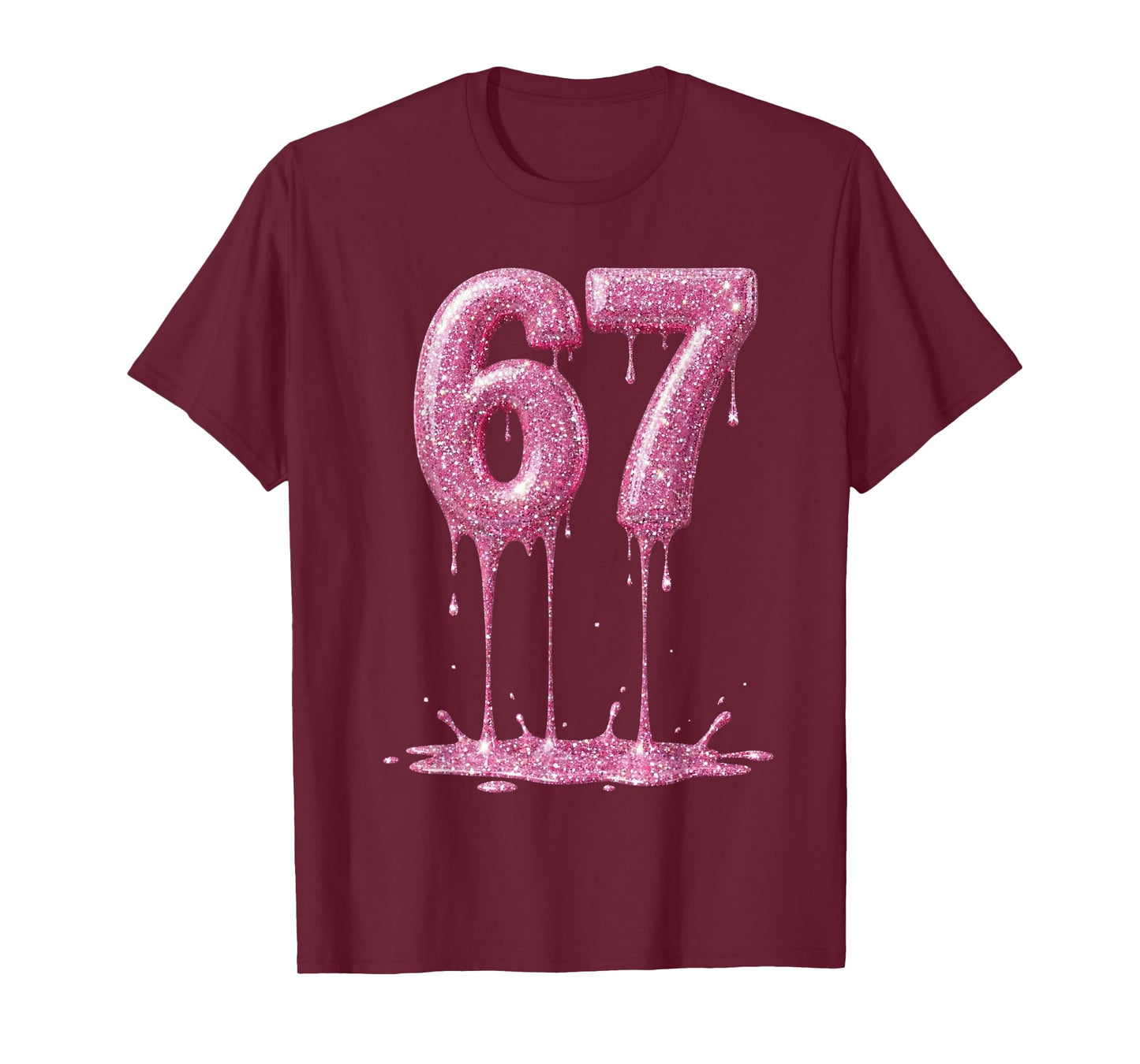 67 Dripping Girls Toddler Youth Kids 6 7 Funny Meme 6-7 T-Shirt