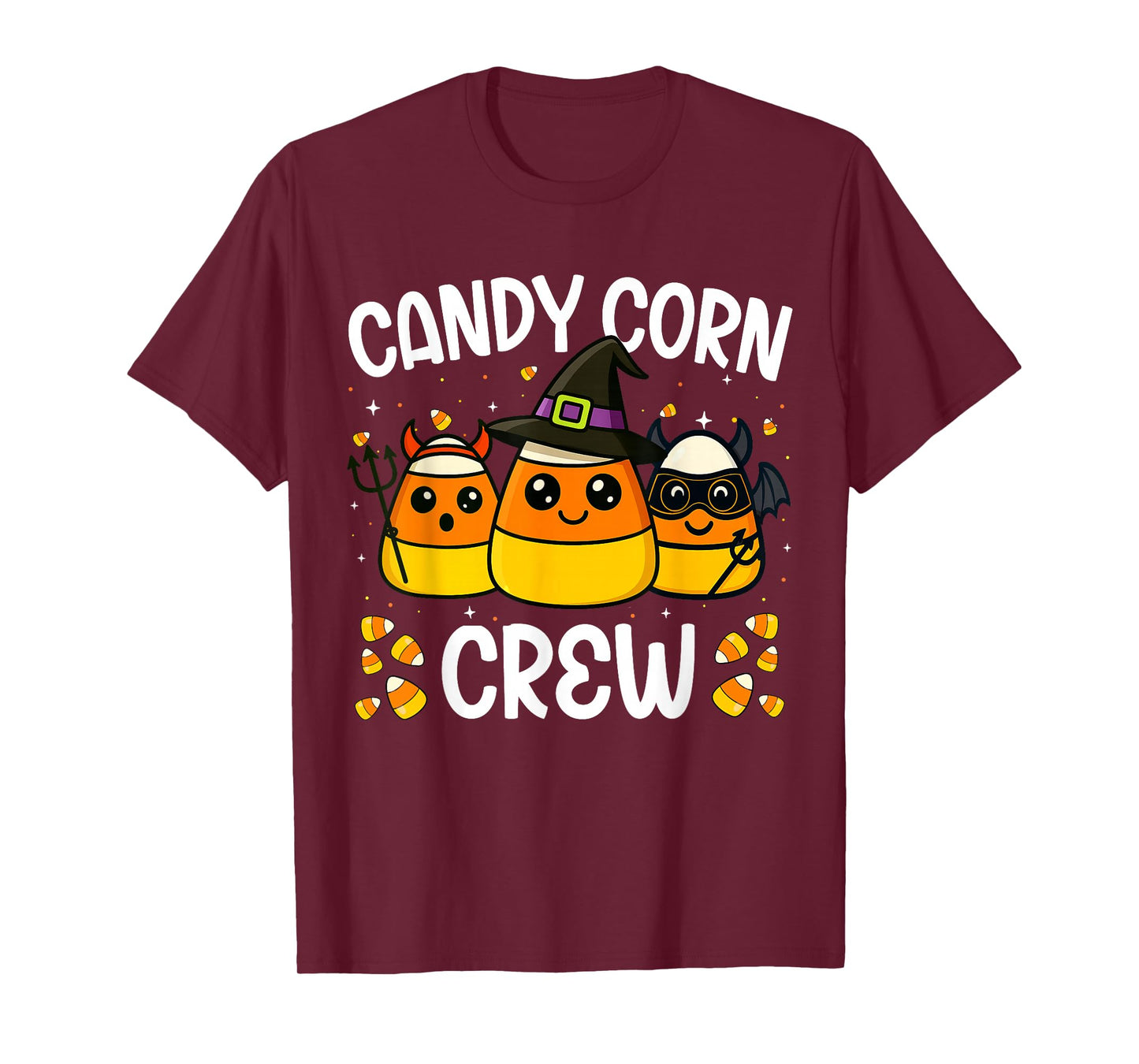Candy Corn Crew Halloween Costume Men Women Kids T-Shirt