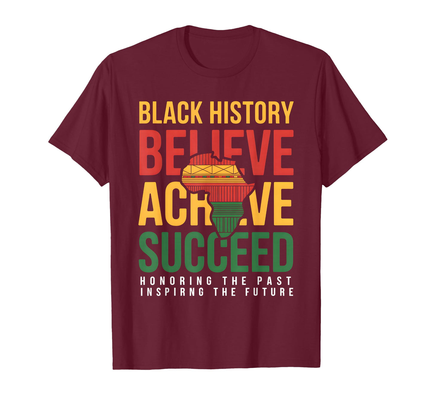 Honoring Past Inspiring Future Black History Month T-Shirt