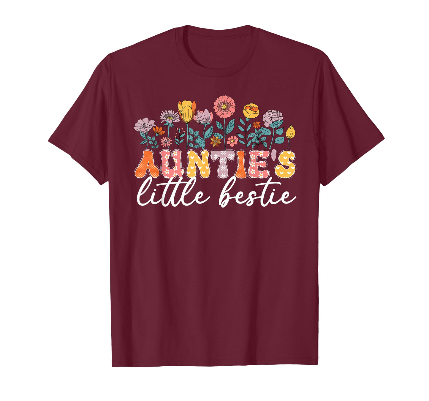 Groovy Auntie's Little Bestie from Aunt to Niece T-Shirt
