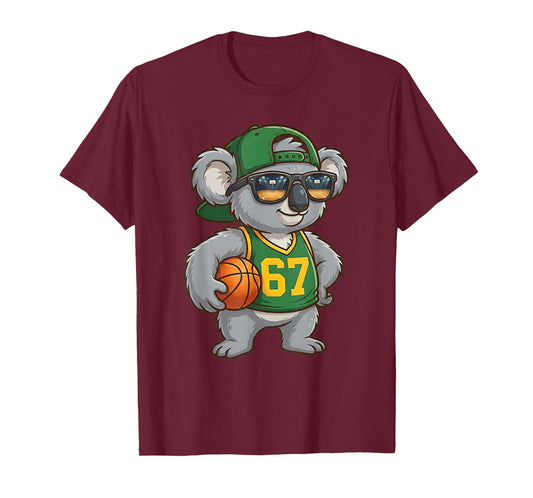 Koala Basketball 67 Gen Alpha Slang Sports Men Boys Kids T-Shirt