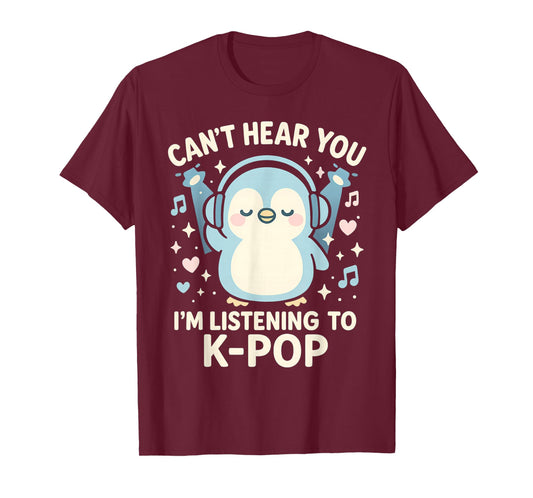 Kpop Penguin Pastel Kawaii Concert Anime Style T-Shirt