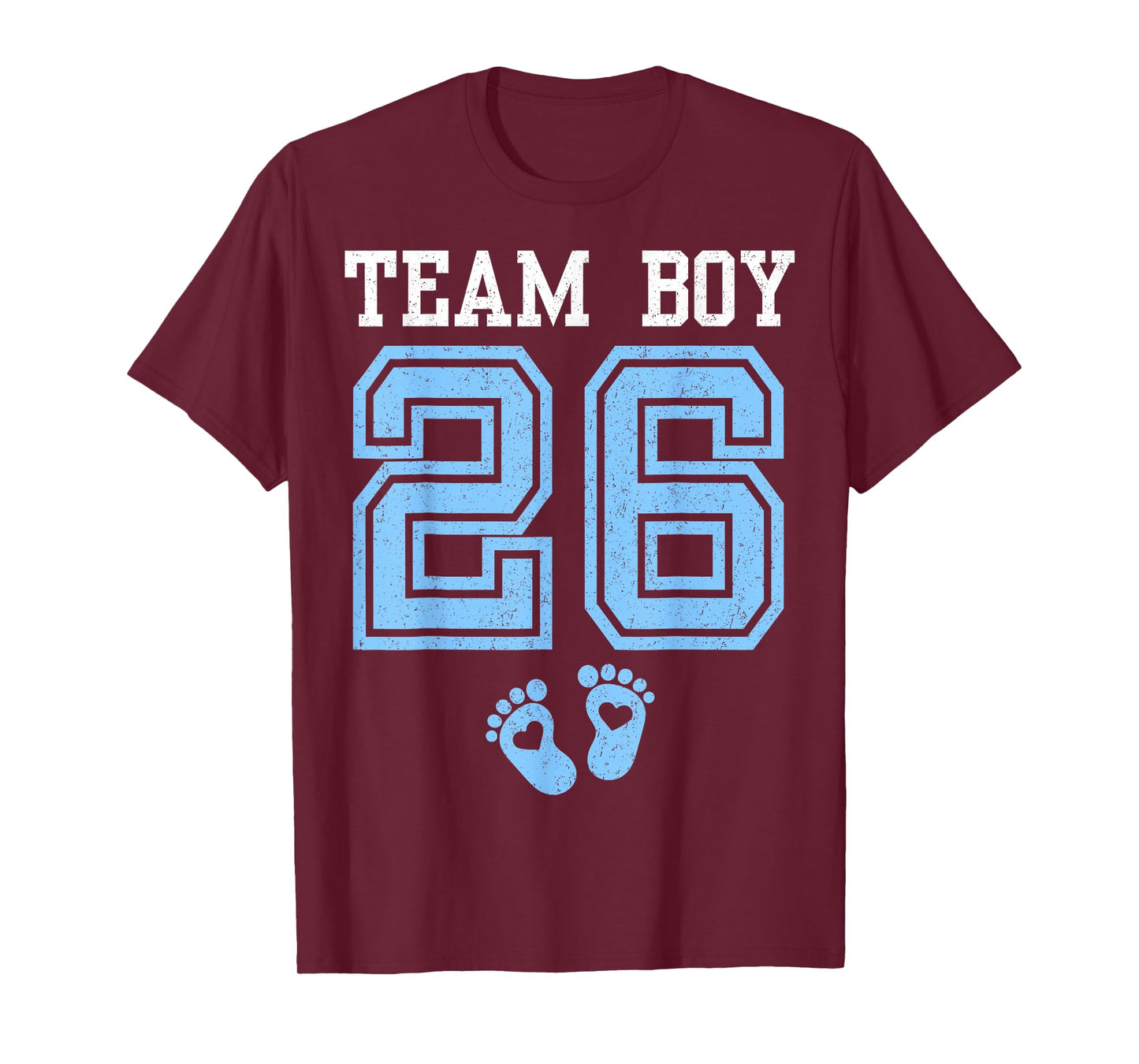 Team Boy 2026 Gender Reveal Party Baby Announcement Family T-Shirt