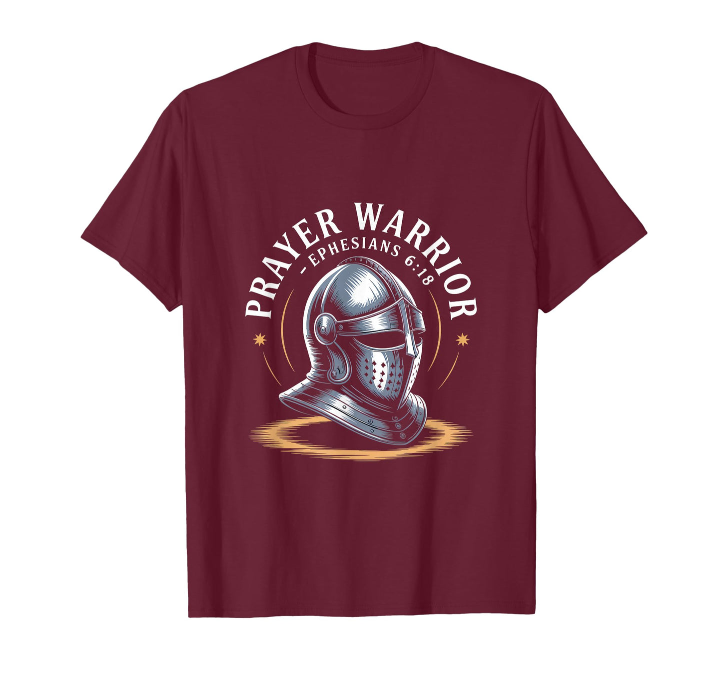 Christian Prayer Warrior Ephesians 6 18 Armor of God T-Shirt