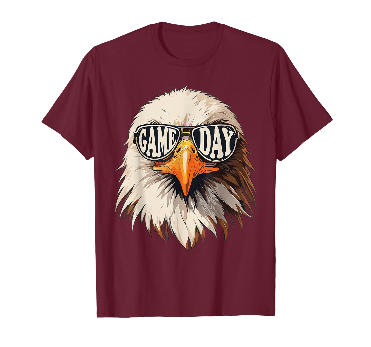 Bald Face Eagle with Sunglasses Women Men Kids Funny Tees T-Shirt