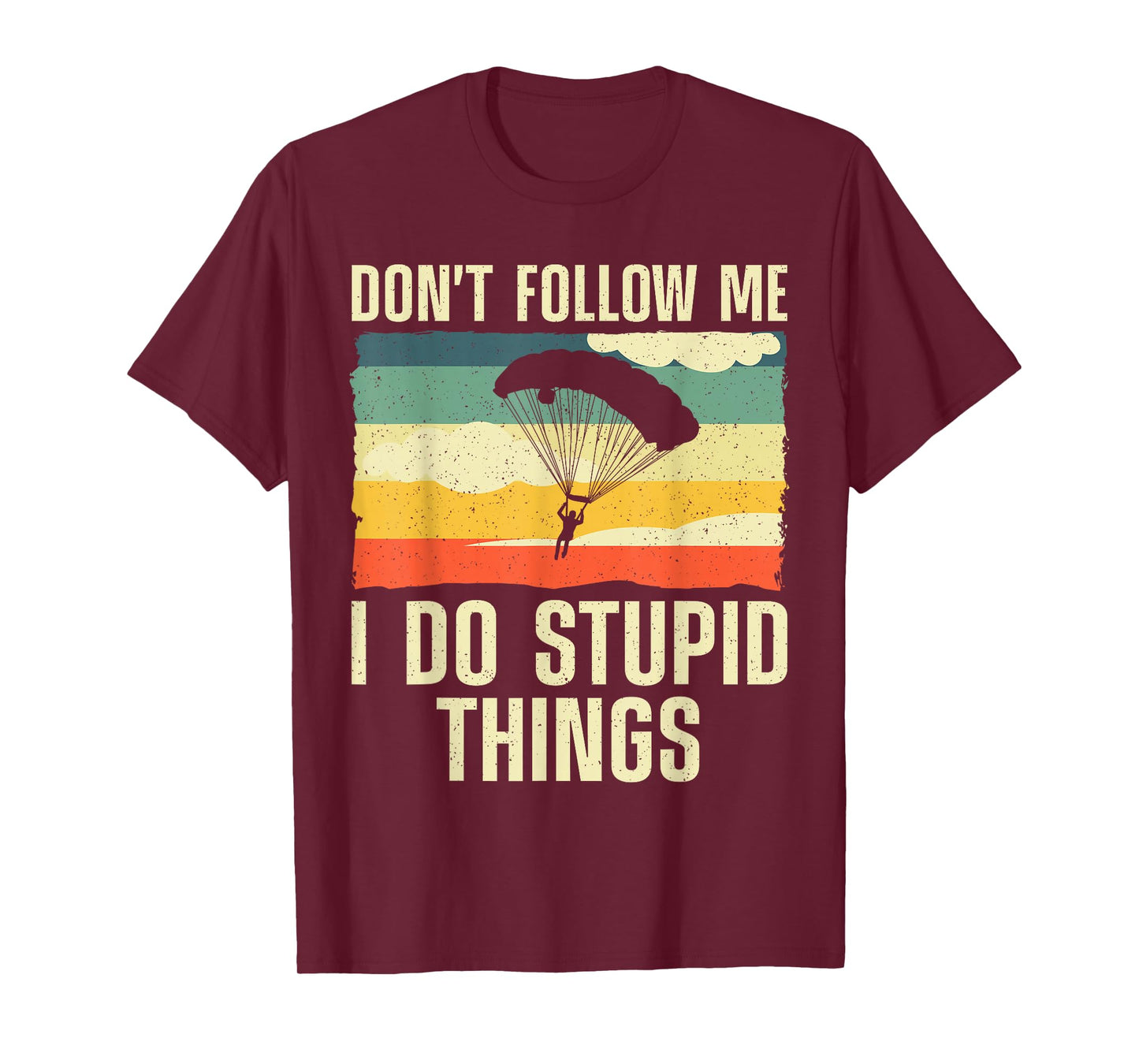 Cool Skydiving Art For Men Women Skydiver Skydive Sky Diving T-Shirt