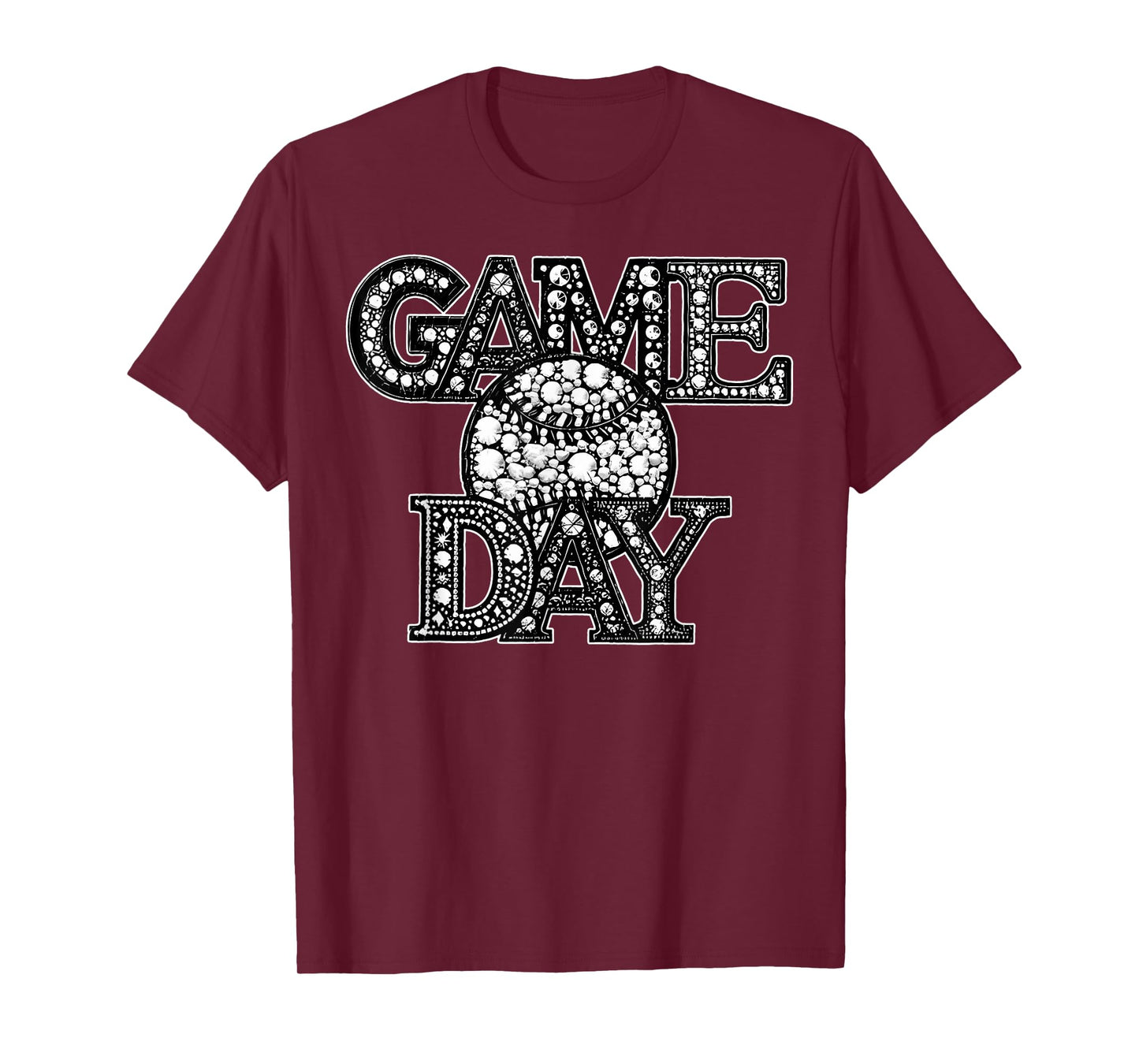 Game Day Basebal Rhinestone Basebal Player Sport Men Women T-Shirt