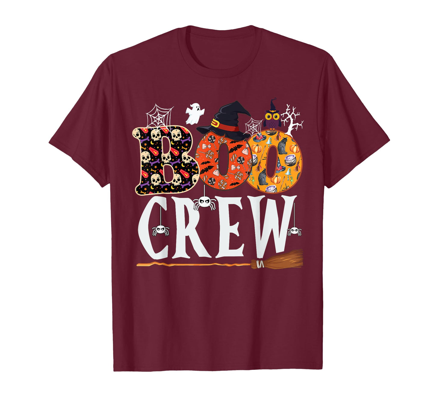 Halloween Boo Crew Shirt Funny Men Women Kids T-Shirt