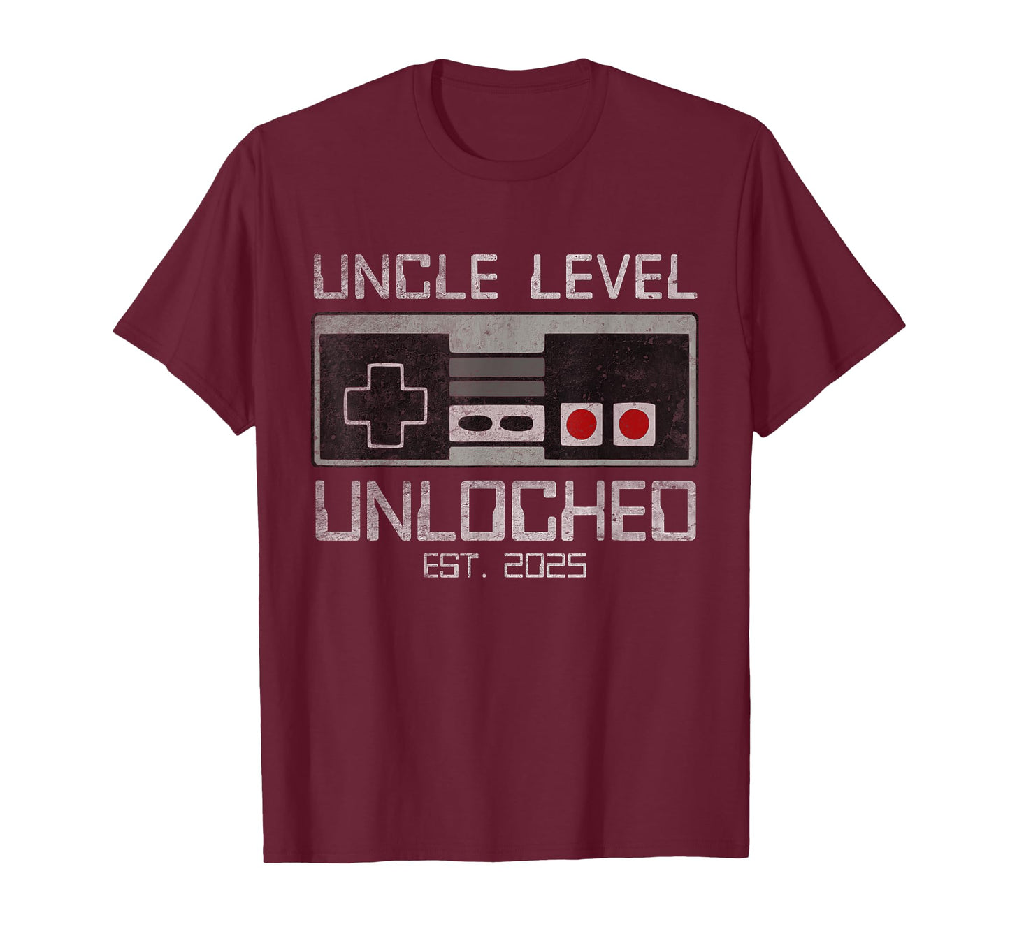 Uncle Level Unlocked 2025 Leveling Up Leveled Up To Uncle T-Shirt