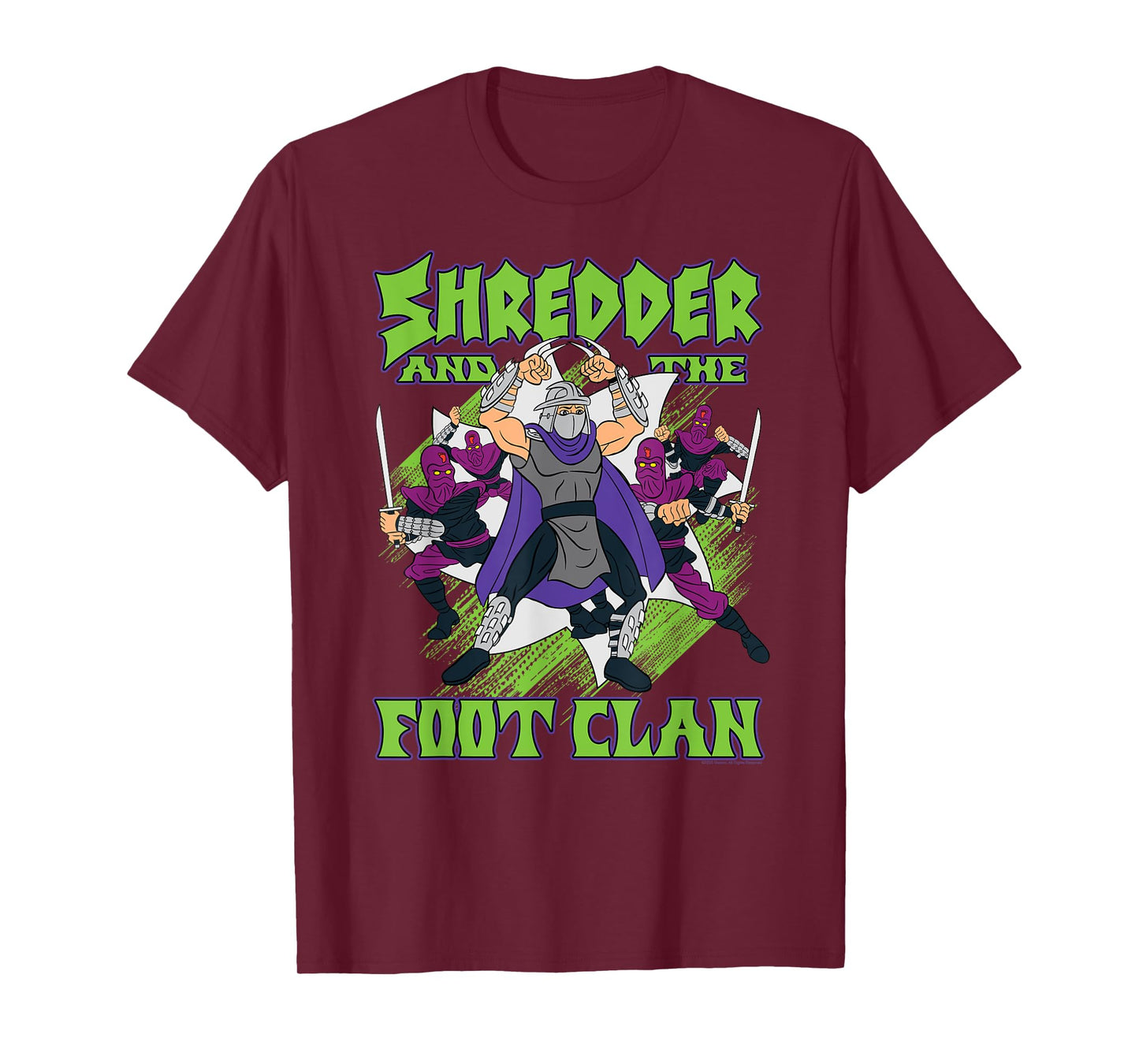 Teenage Mutant Ninja Turtles Shredder & the Foot Clan Retro T-Shirt