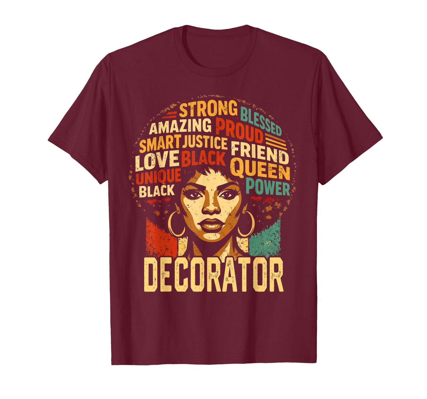 Decorator Black History Month Powerful Black Pride T-Shirt