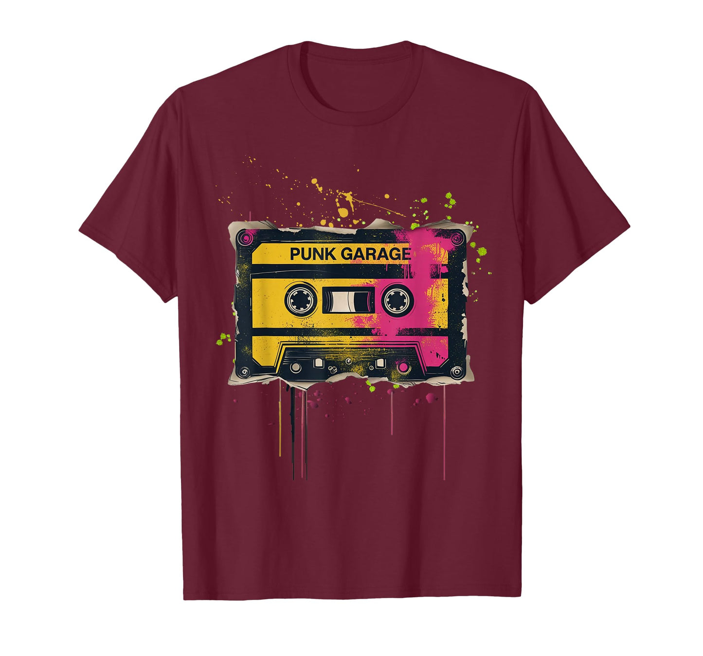 Punk Garage Retro Cassette Graffiti T-Shirt