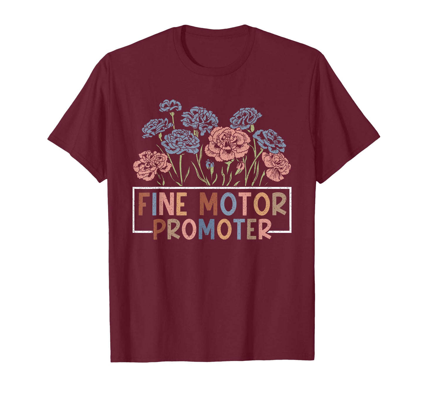 Fine Motor Promoter OT Occupational Therapy Therapist Month T-Shirt