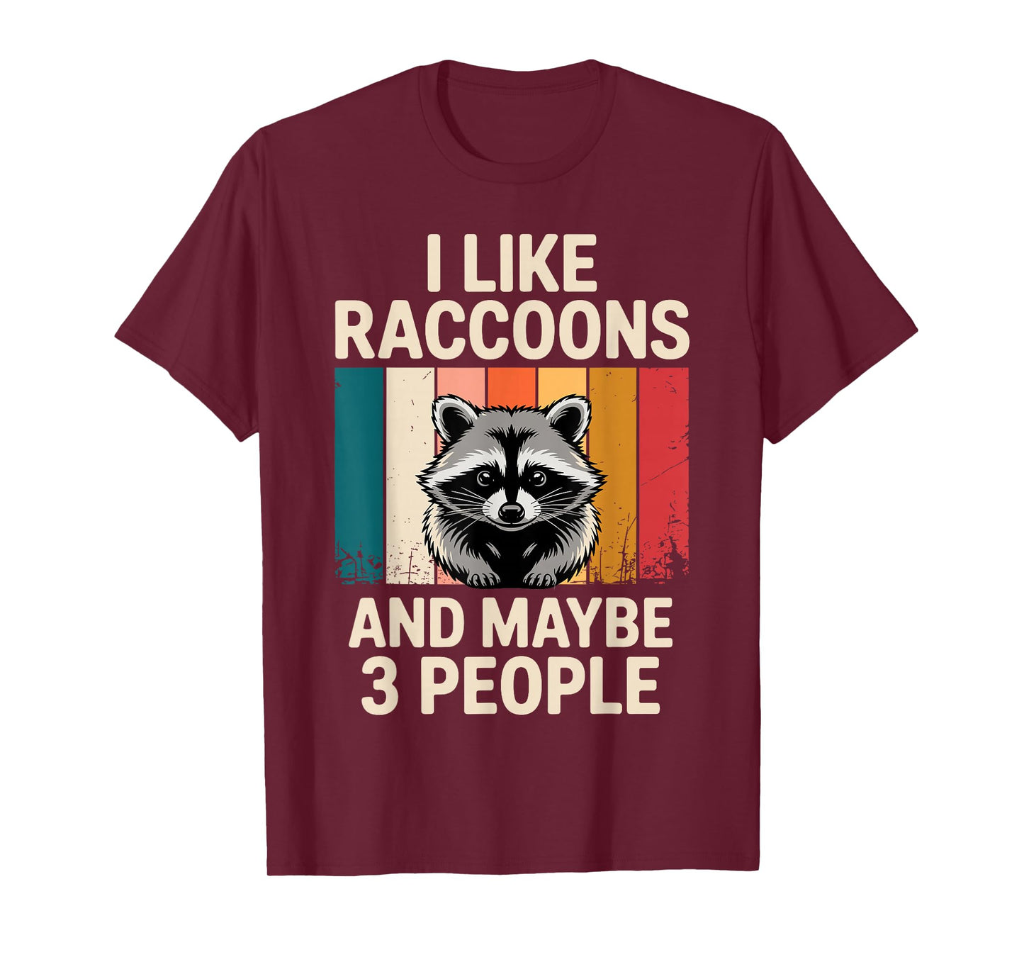 Cool Raccoon Design for Men Women Kids Racoon Raccoon Lover T-Shirt