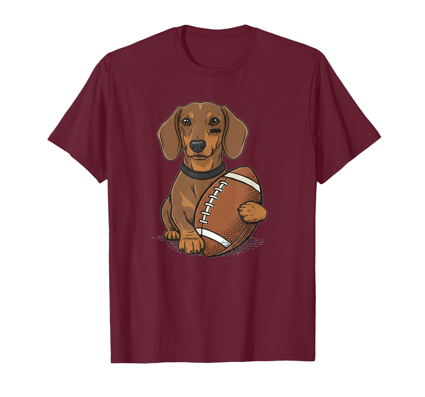 Funny Dachshund Football Dog Lovers Gift T-Shirt