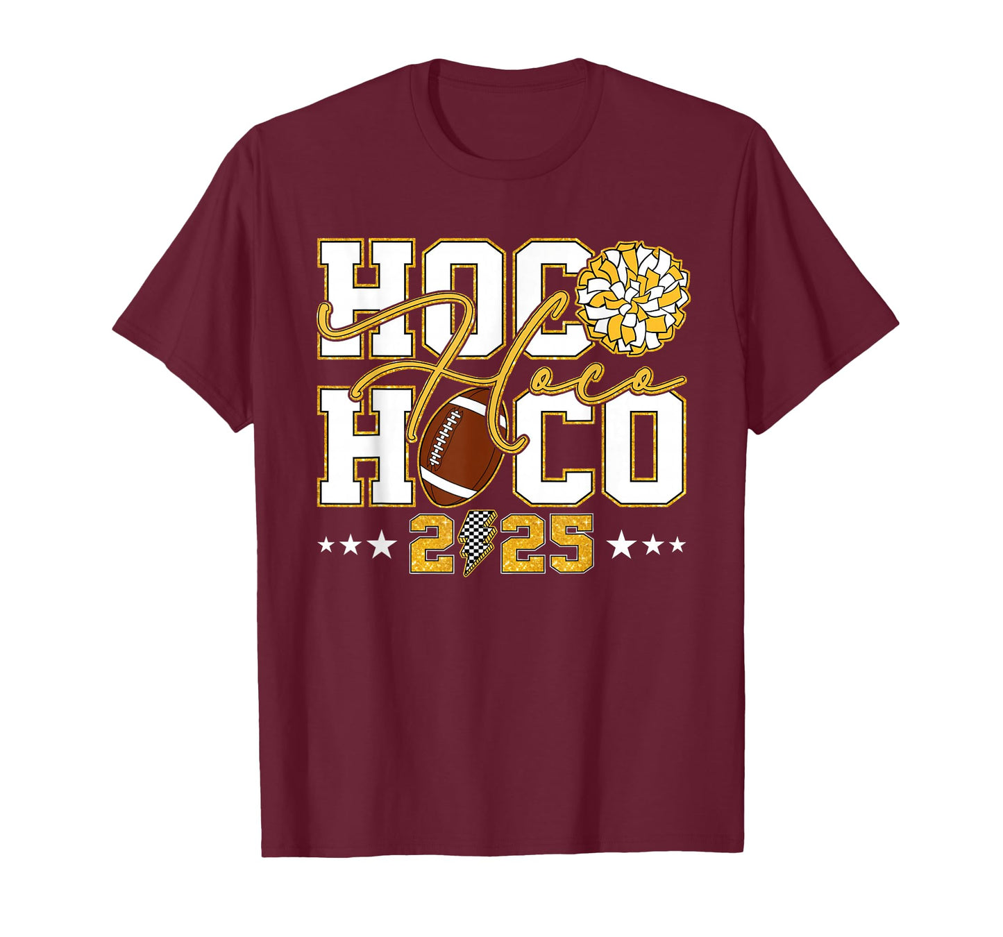 HOCO 2025 High School Homecoming Game Day Lightning Bolt T-Shirt