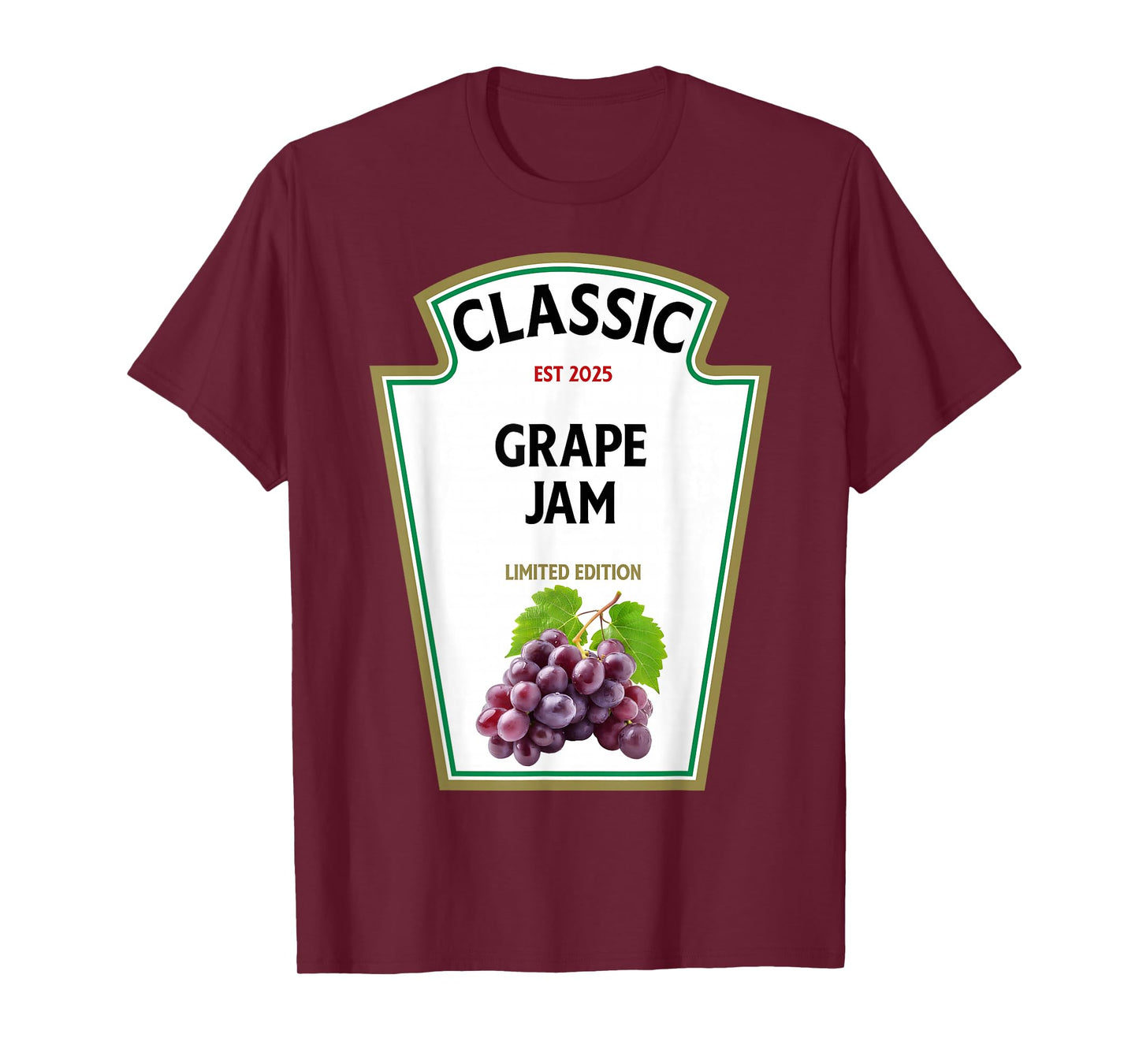 Classic Grape Jam Halloween Costume DIY Group Costume T-Shirt