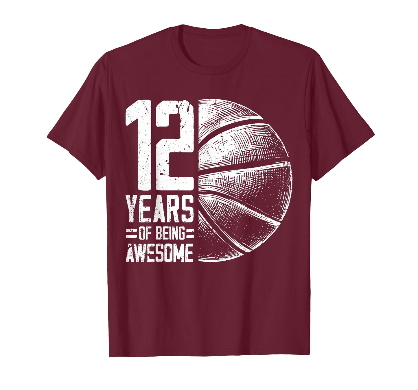 12th Birthday Boys Basketball Player Basketball 12 Years Old T-Shirt
