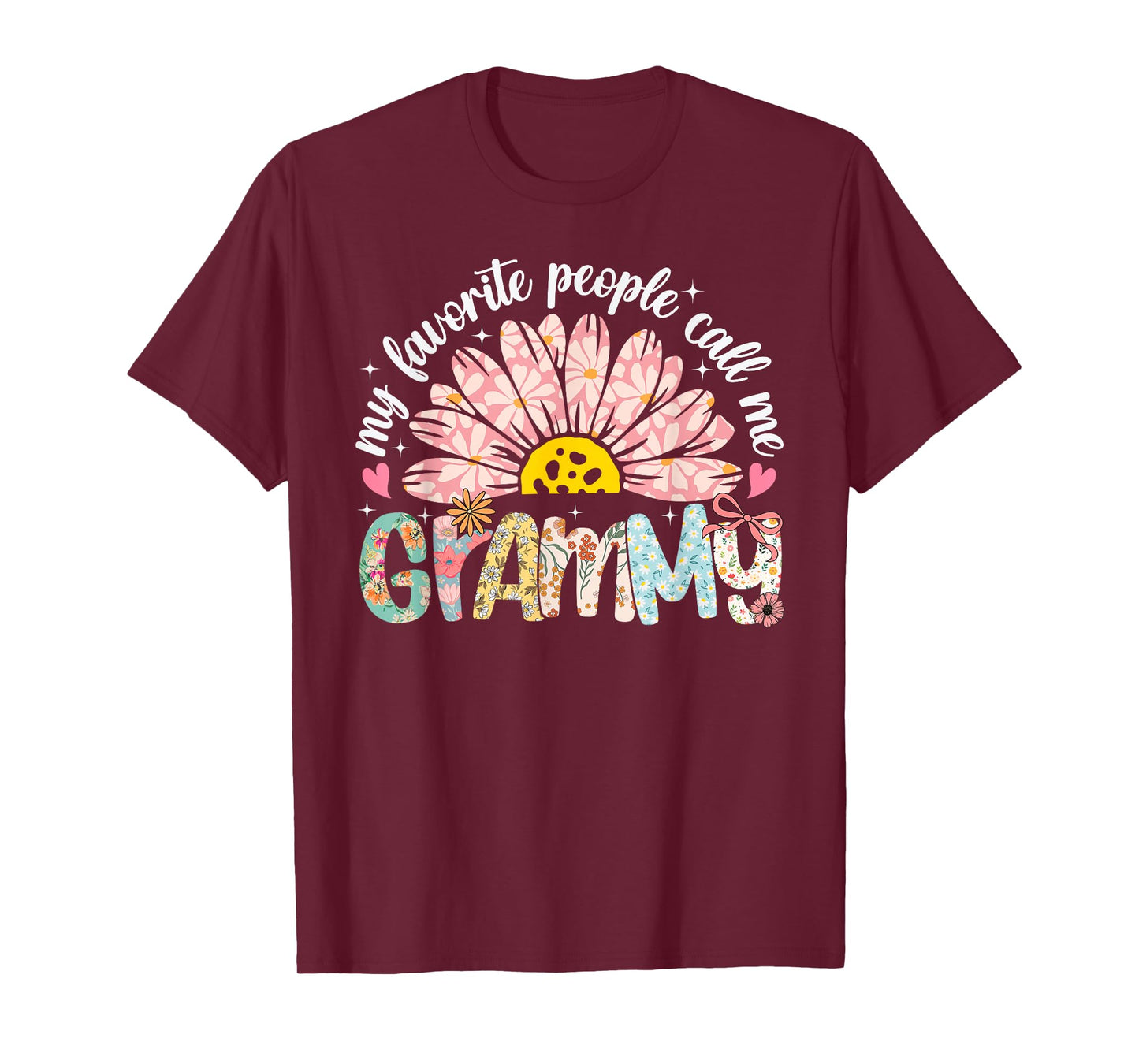 My Favorite People Call Me Grammy Mothers Day Girly Women T-Shirt