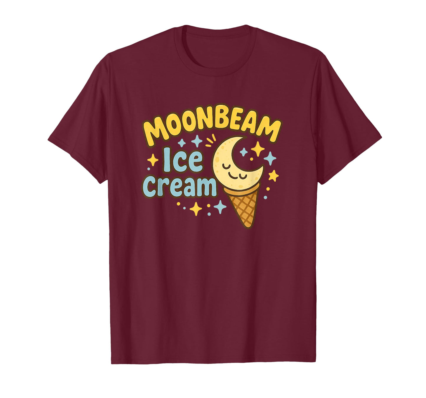 Moonbeam Ice Cream Moon Space Dessert T-Shirt