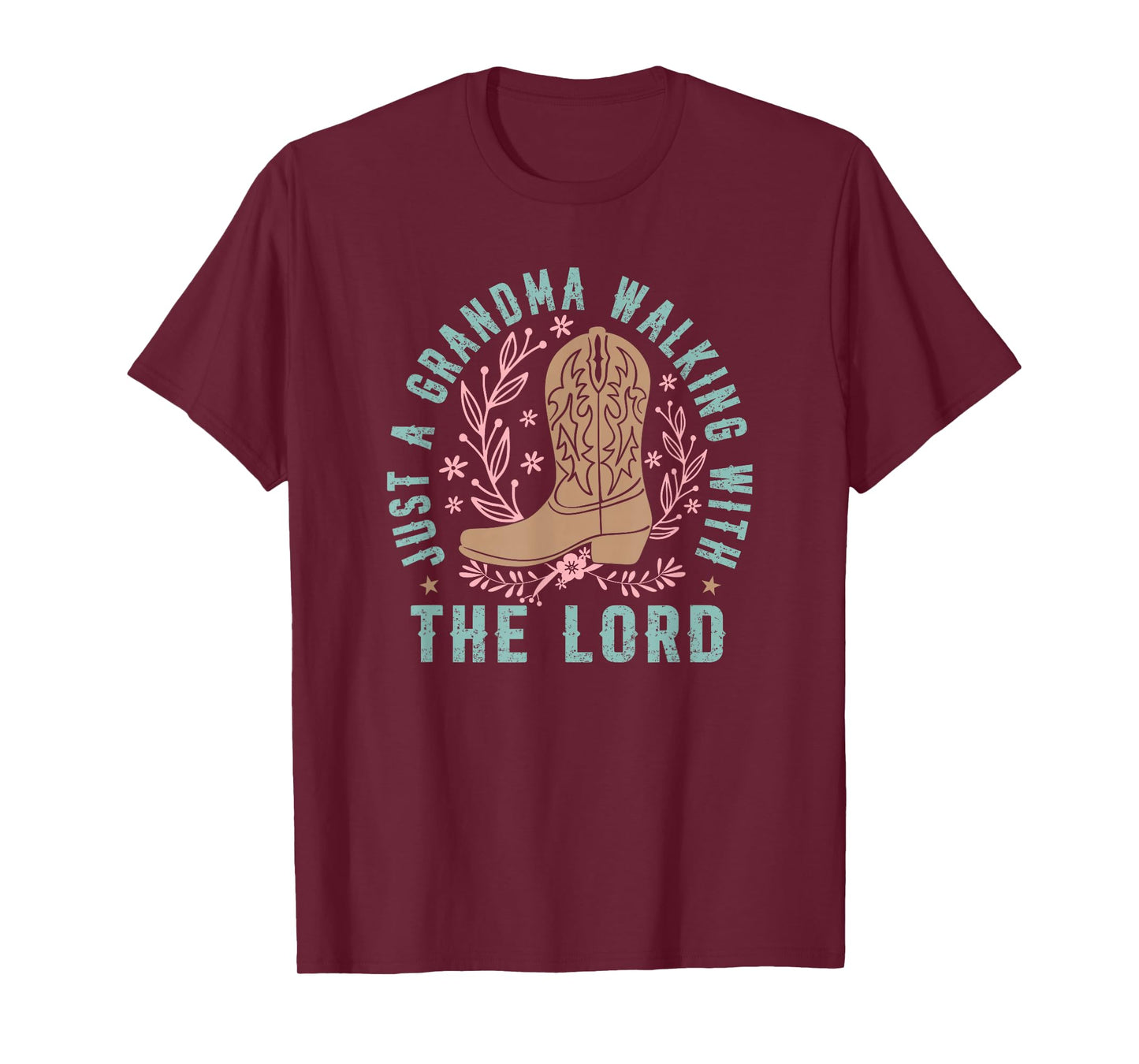 Just A Grandma Walking with The Lord T-Shirt