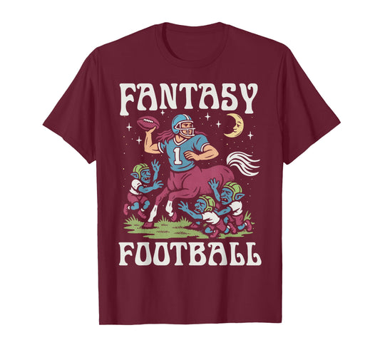 Fantasy Football Centaur v. Goblins Player Literal Dad Joke T-Shirt