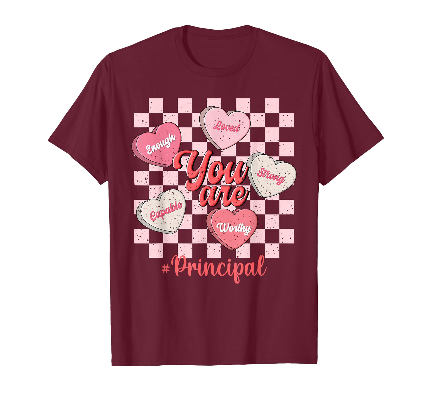 Funny Valentine Principal Love Heart T-Shirt
