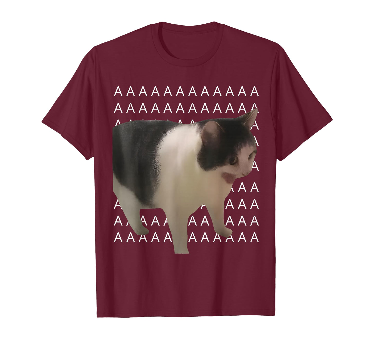 Screaming Cat Meme Funny Internet Silly Cat Stupid Kitten T-Shirt