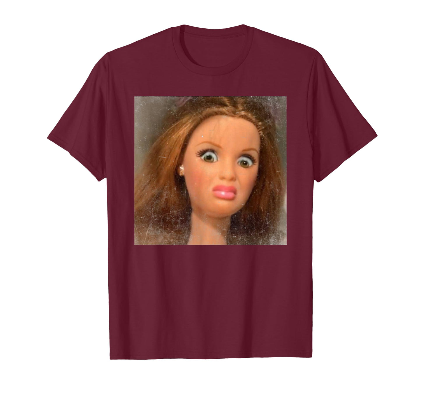 Funny Disgusting Doll face Meme T-Shirt