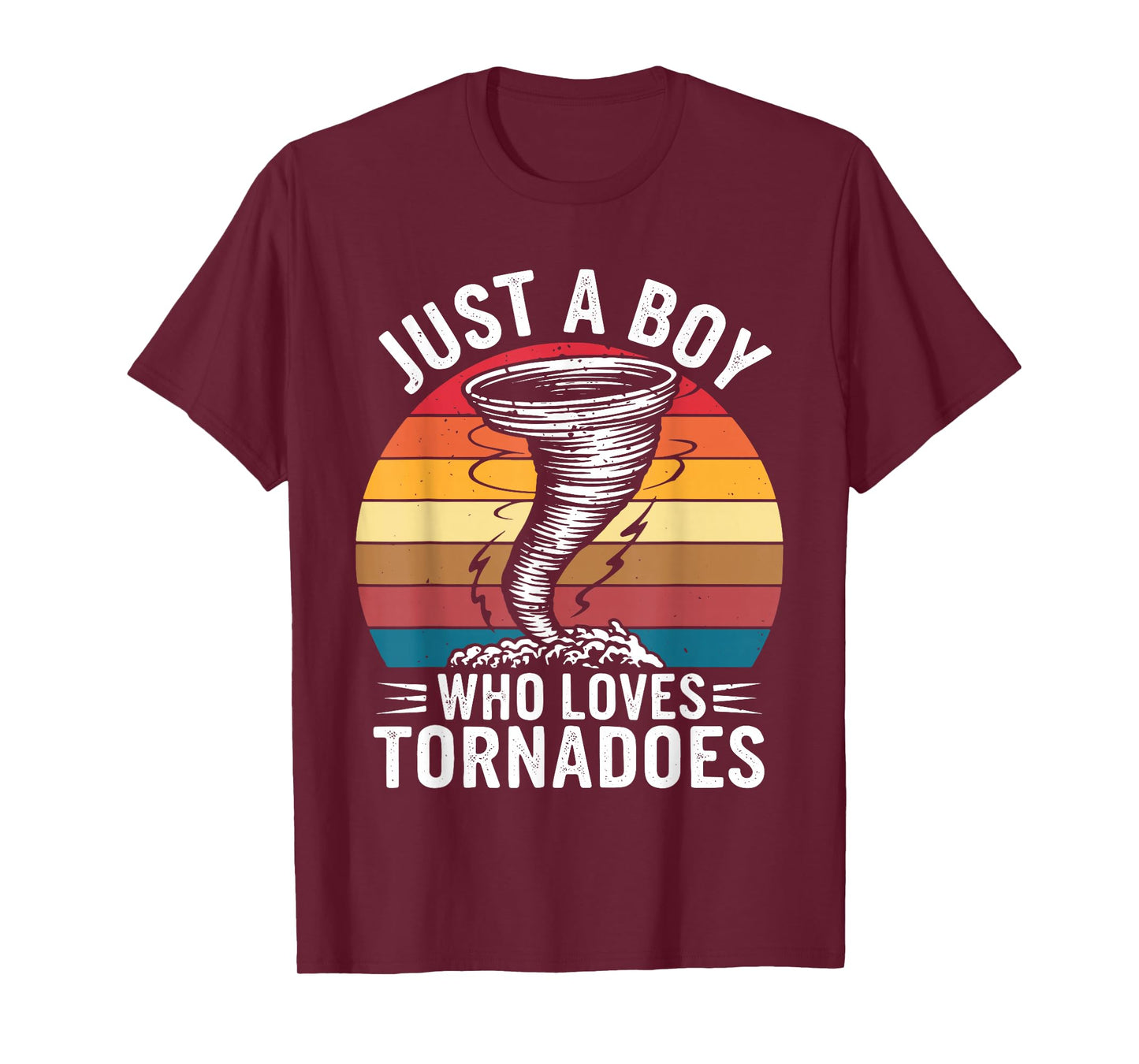 Just A Boy Who Loves Tornadoes Shirt Kids Toddler Boy T-Shirt